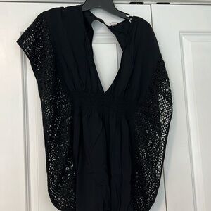 Victoria’s Secret black beach cover-up